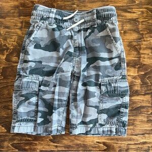 The Children's Place Gray Camouflage Cargo Shorts